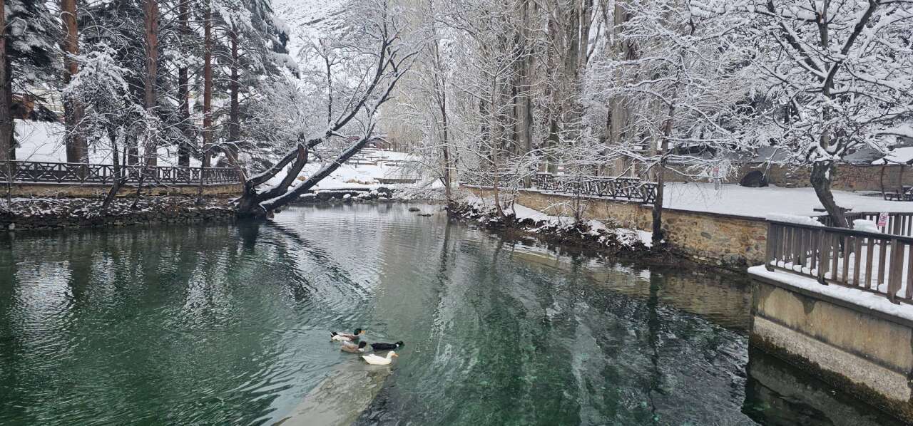 Konya’da kar kalınlığının 1 metreye yaklaştığı ilçe şölen sunuyor 31